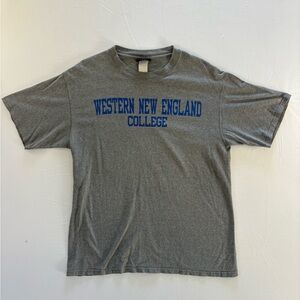 Vintage Jansport Western New England College T-Shirt, Men’s Large, Gray